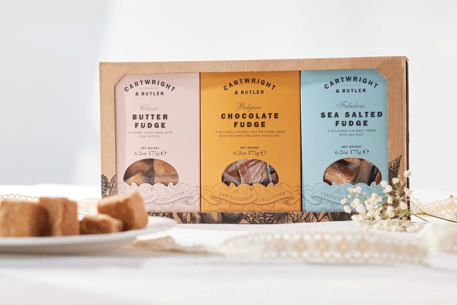 Happy Birthday Trio of Fudge