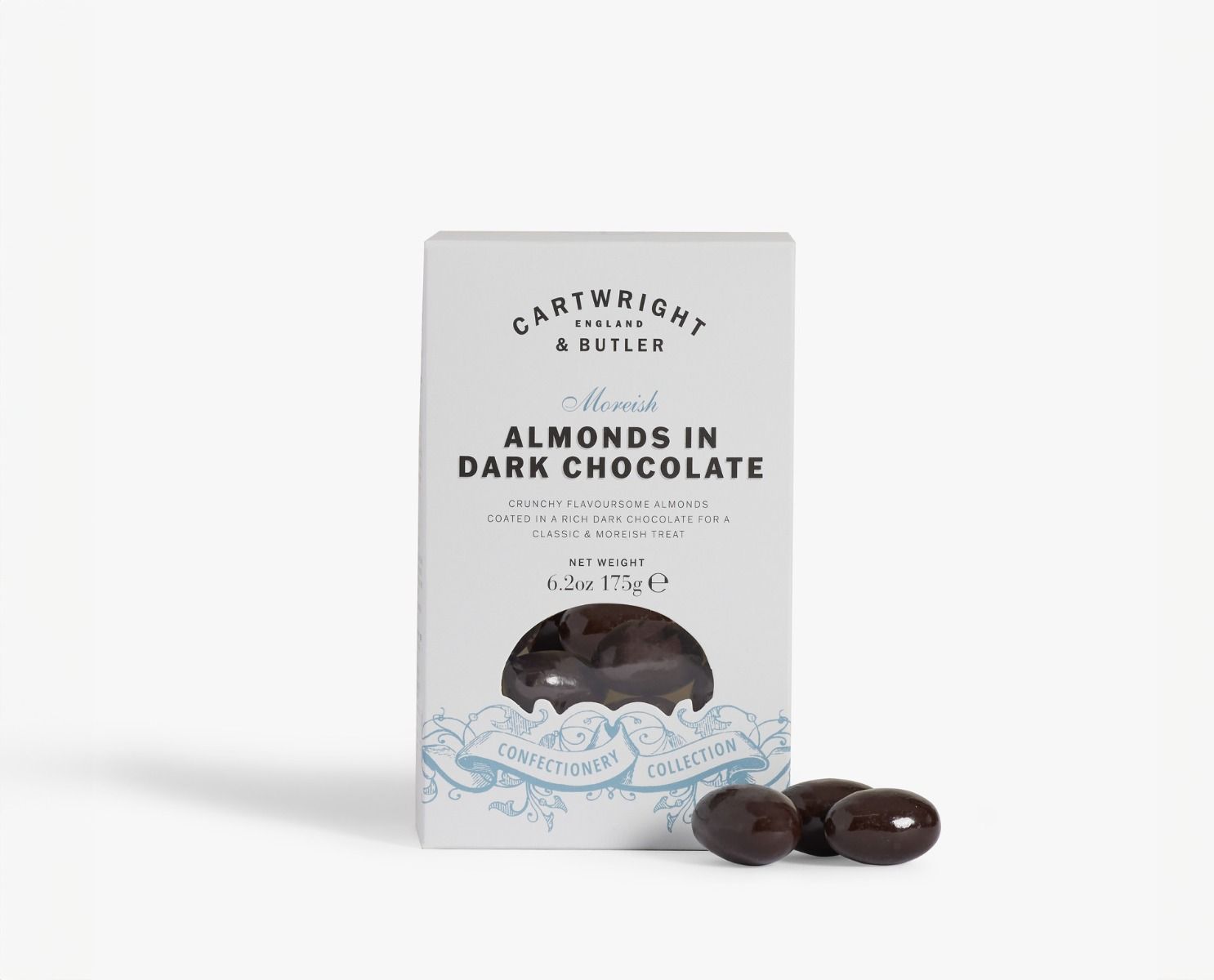 Almonds in Dark Chocolate in carton