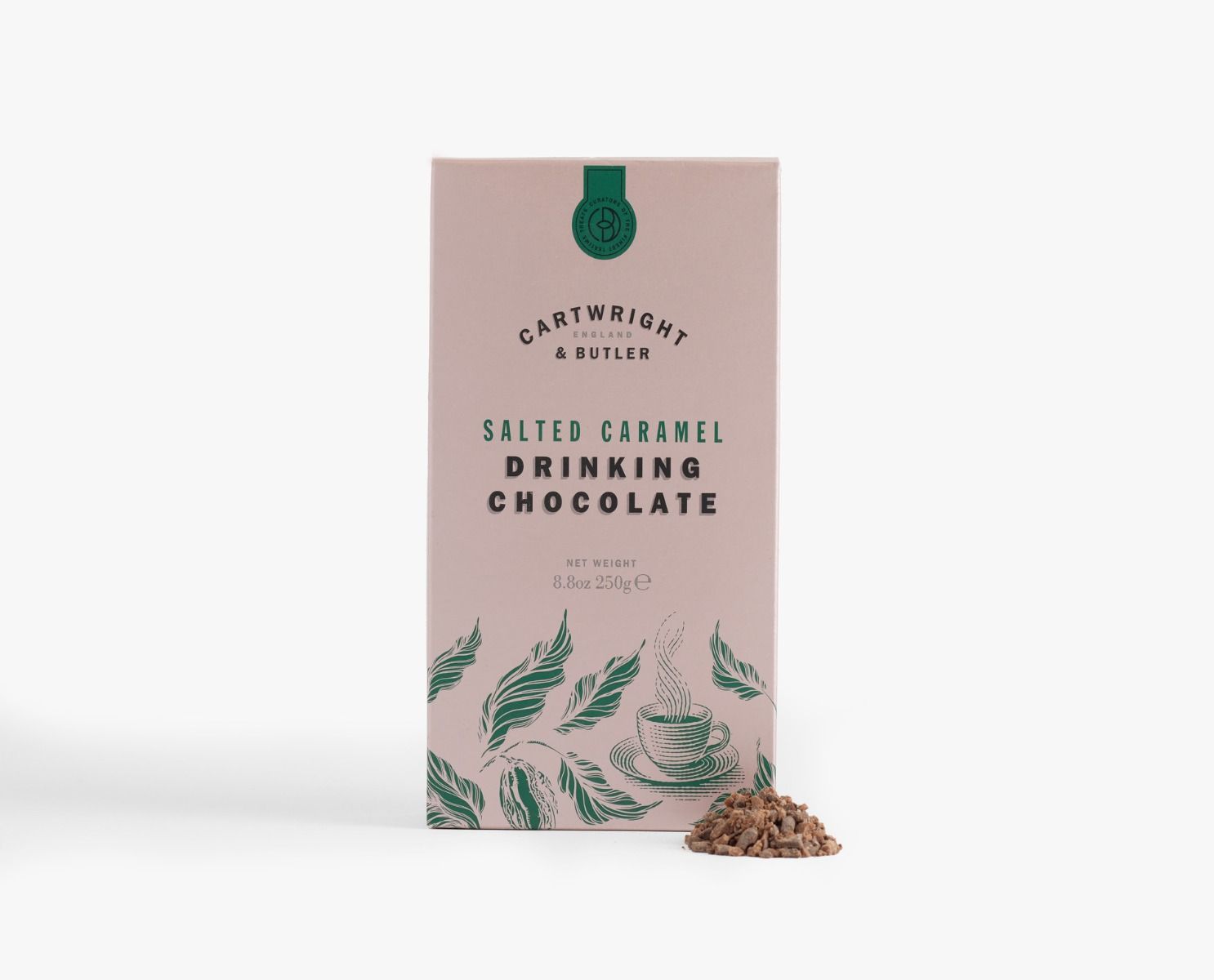 Salted Caramel Drinking Chocolate in Carton