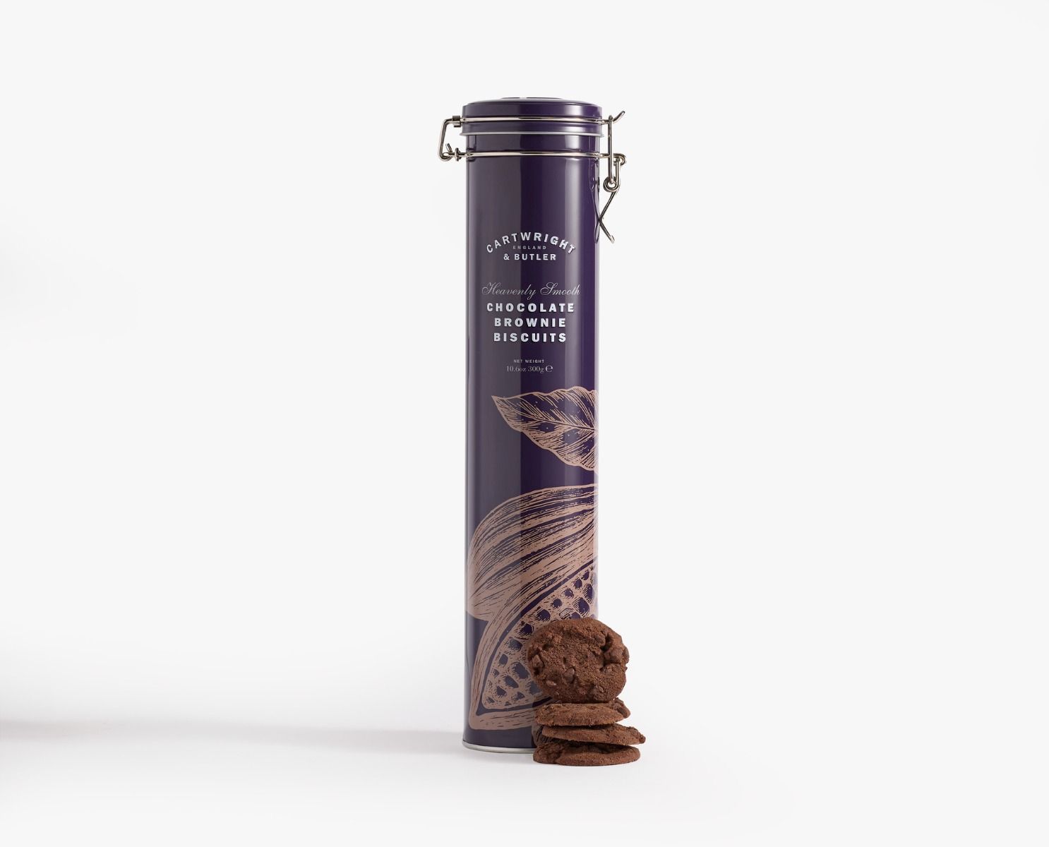 Chocolate Brownie Biscuits in Tin