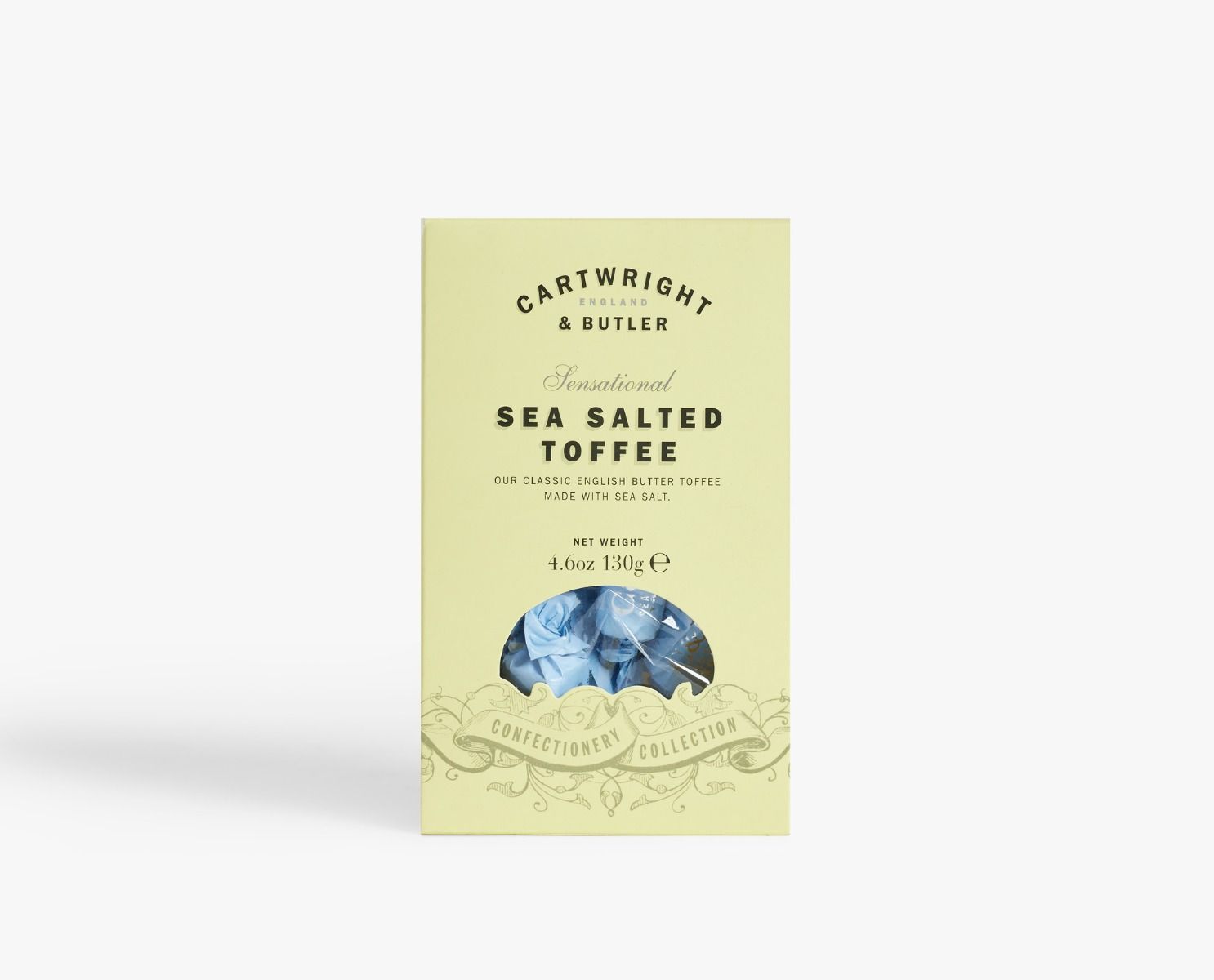 Sea Salted Toffees in carton