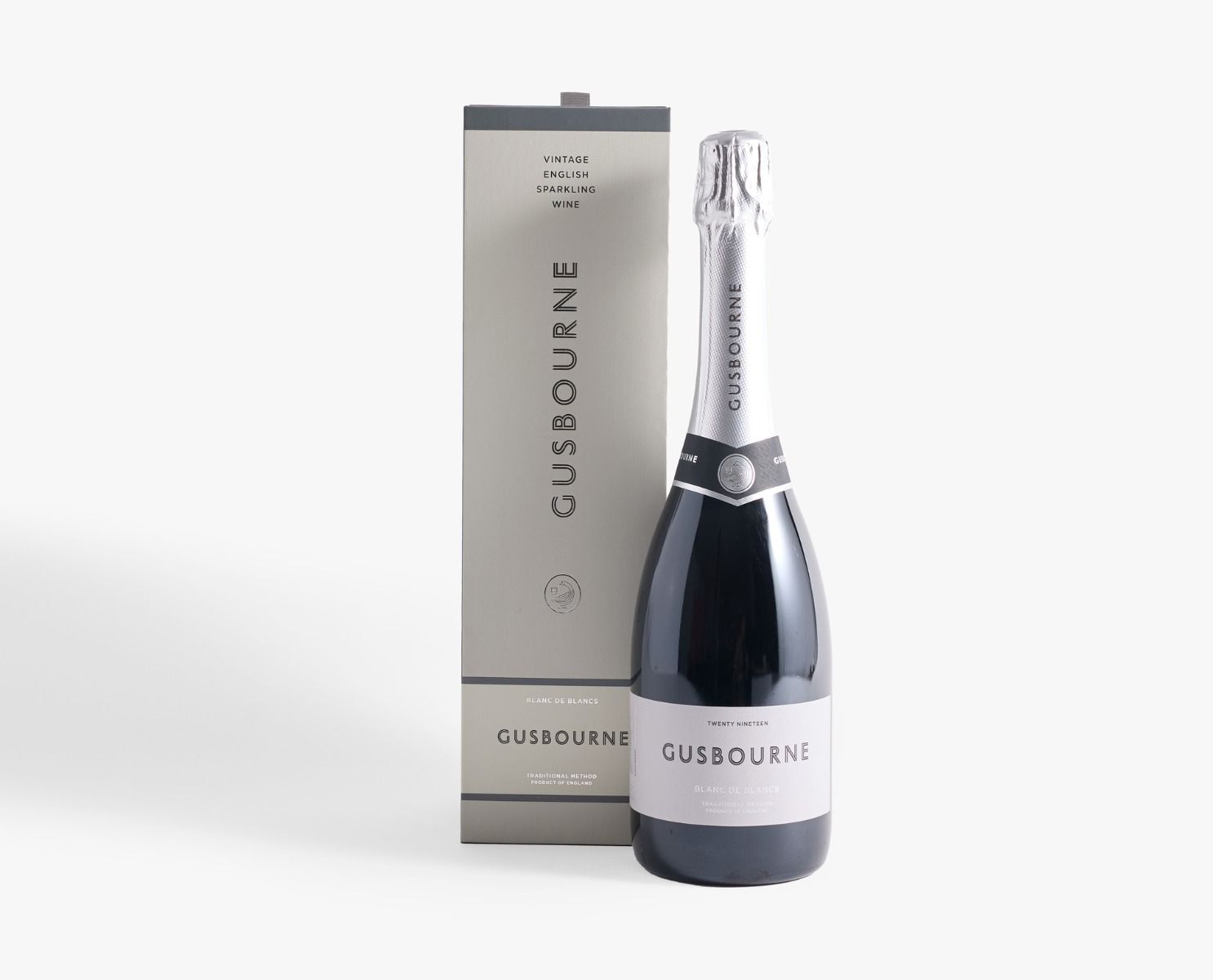English Sparkling Wine - Gusbourne Blanc de Blancs 75cl in gift box