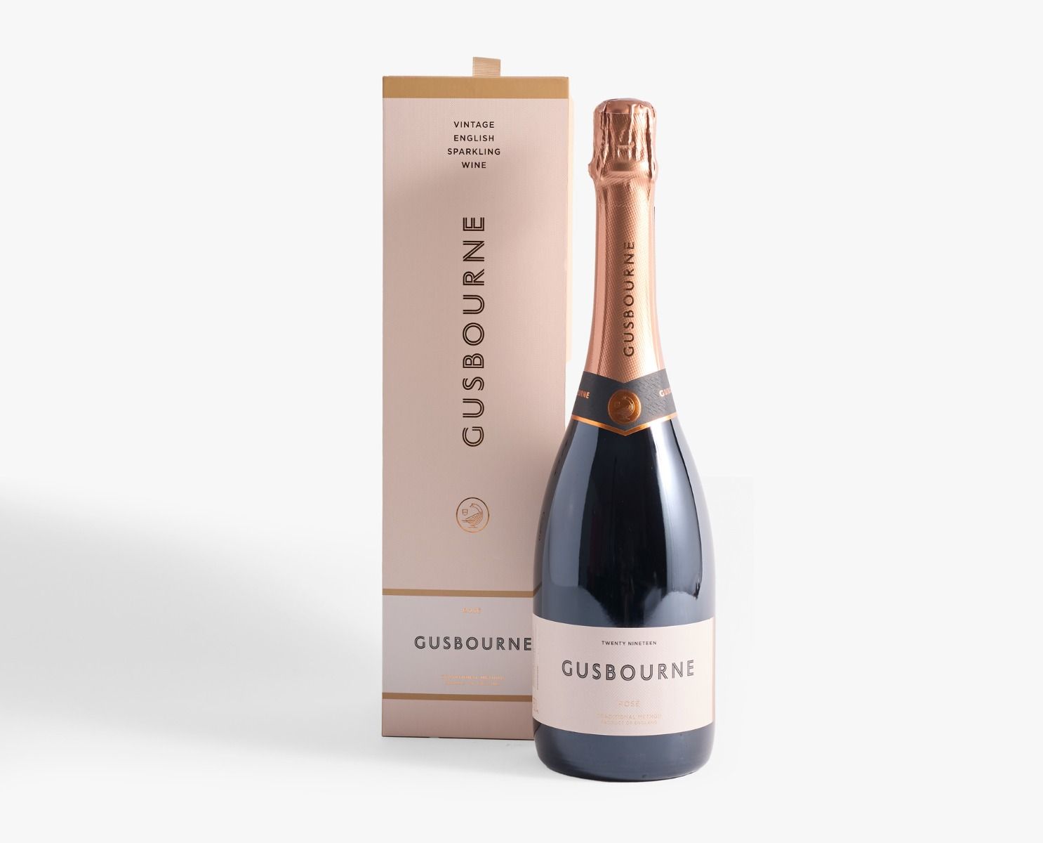 English Sparkling Wine - Gusbourne Rose Brut 75cl in gift box