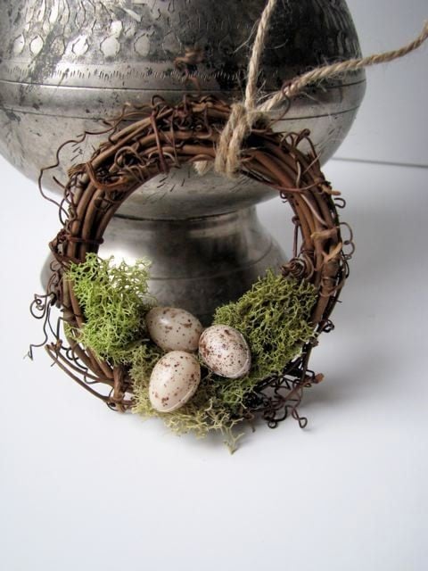 Easter Birds Nest Wreath