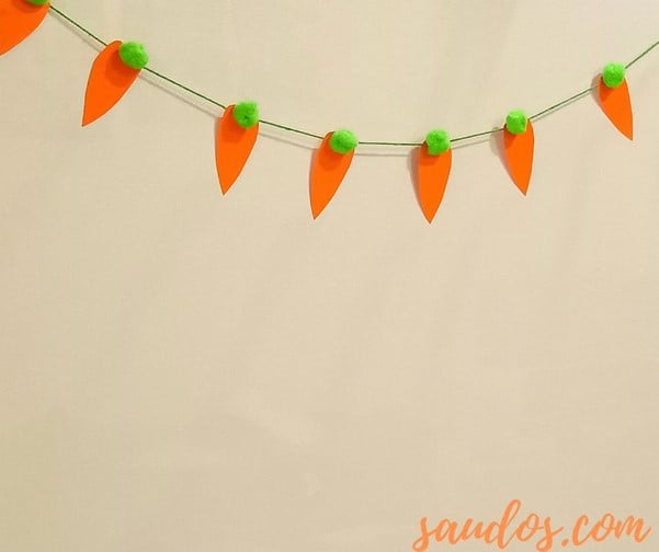 Easter Carrot Garlands