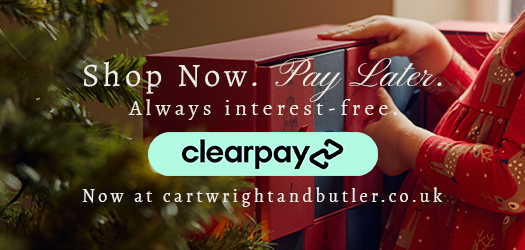 Pay in 4 with Clearpay at Cartwright & Butler