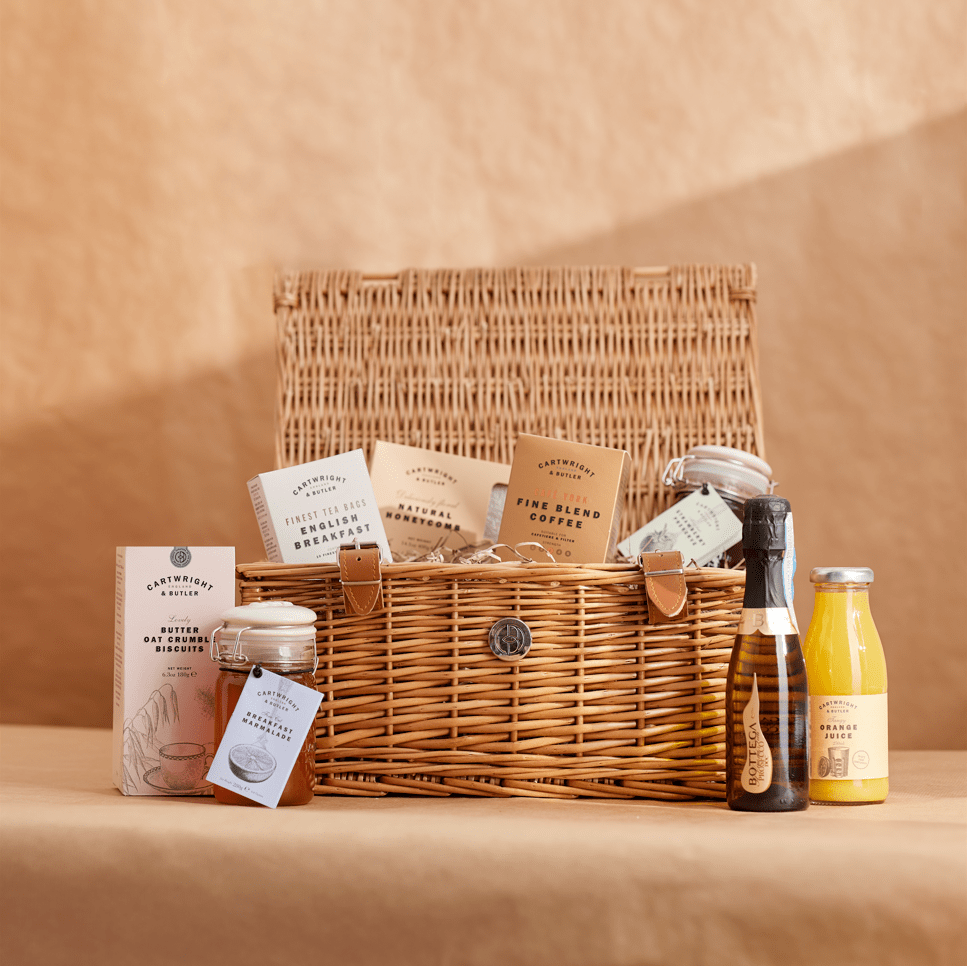 Breakfast in Bed Hamper, Valentines Gifts Cartwright & Butler