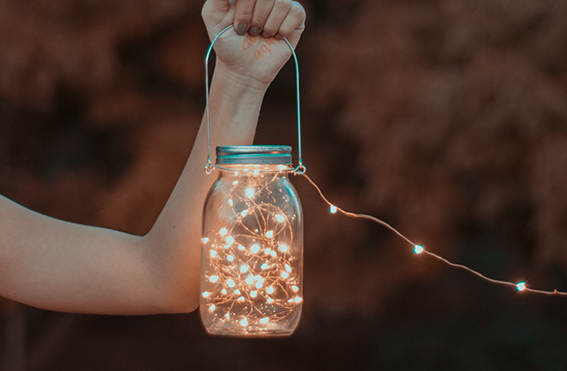 Fairy Lights Mason Jar