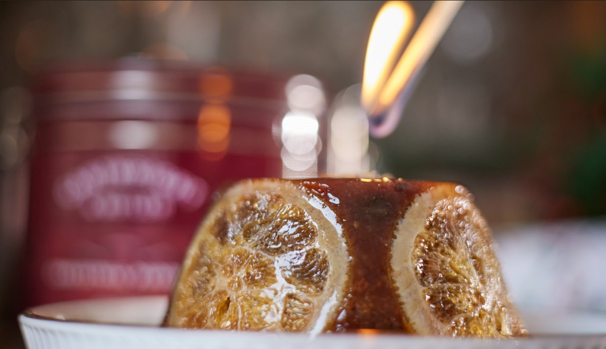 Flambe Christmas Pudding