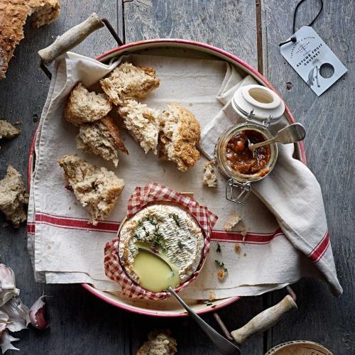 Garlic & Thyme Baked Camembert