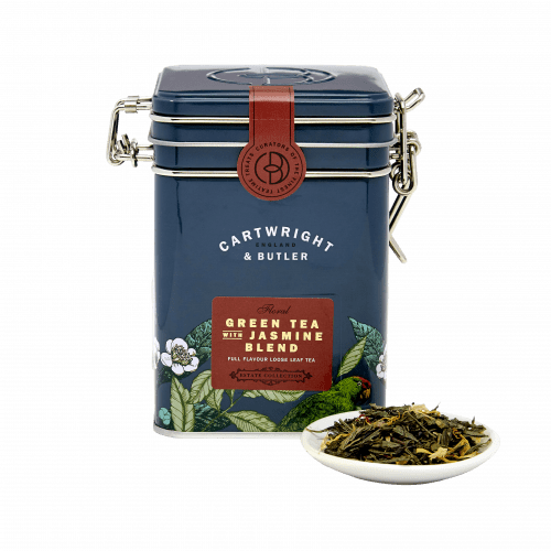 Green Tea with Jasmine Blend Loose Leaf Tea Caddy