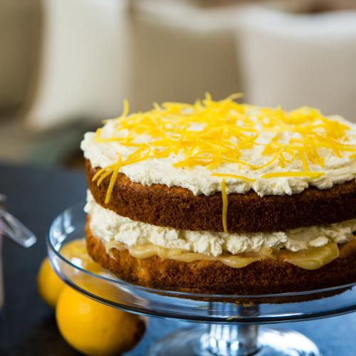 Lemon Curd Sponge Cake 