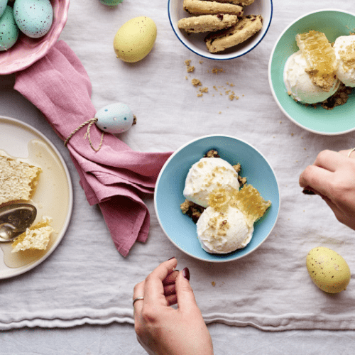 Honey & Ricotta Ice-Cream