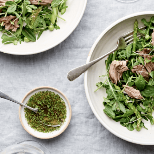  Slow Cooked Lamb Shoulder Spring Salad