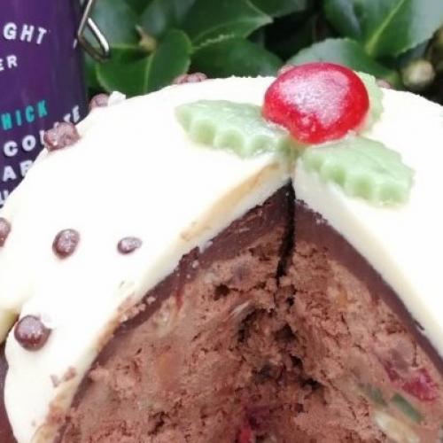 No Bake Christmas Pudding 