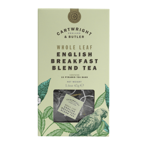 English Breakfast Whole Leaf Tea Bags Carton