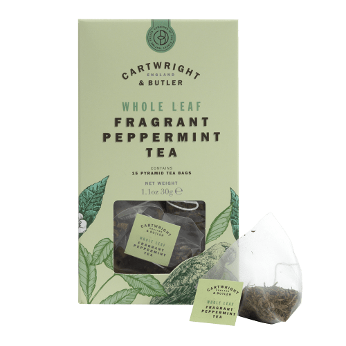 Peppermint tea cartons 