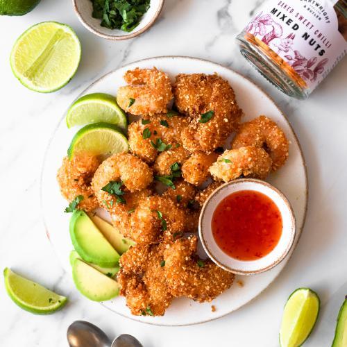 Crispy & Golden Sweet Chilli Shrimp