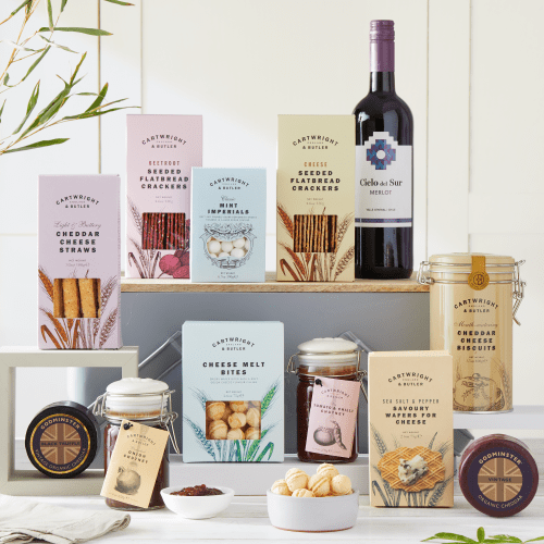 The Ultimate Cheeseboard Hamper with Red Wine 