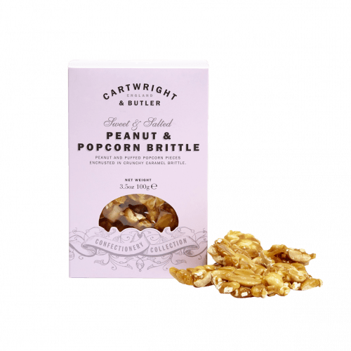 Peanut & popcorn brittle 