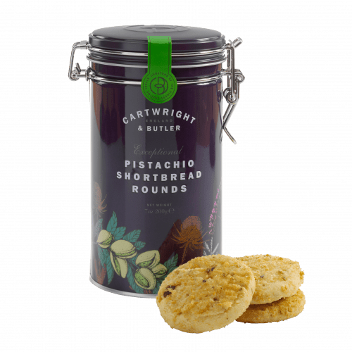 Pistachio Shortbread Rounds Tin