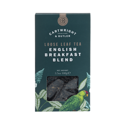 English Breakfast Blend Loose Leaf Tea in Carton