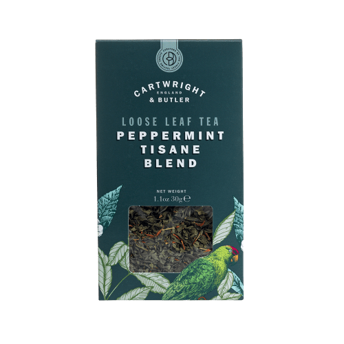 Peppermint Tisane Loose Leaf Blend in Carton
