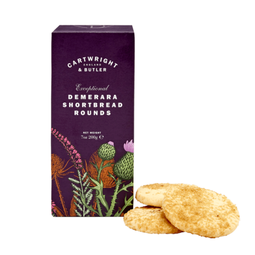 Demerara Shortbread Biscuit Rounds in Carton Product
