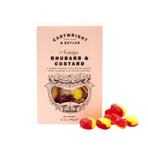 Rhubarb & Custard Sweets Carton