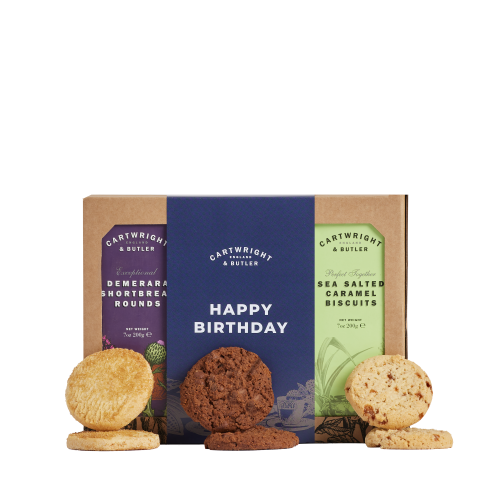 Happy Birthday Trio of Biscuits 