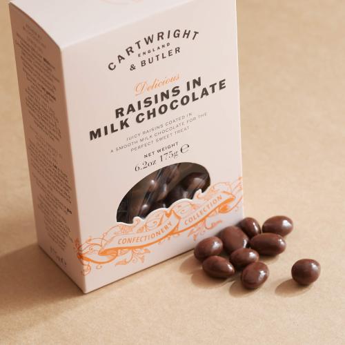 Raisins in Milk Chocolate carton