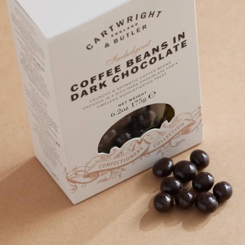 Coffee Beans in Dark Chocolate carton