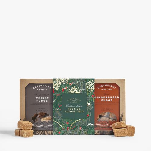 Christmas Wishes Festive Fudge Trio 