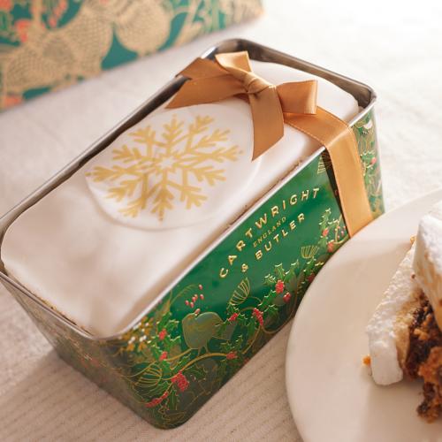 Winter Wonderland Iced Fruit Loaf Cake