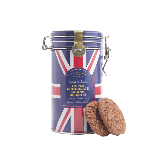 Great British Collection - Triple Chocolate Chunk Biscuits in Tin