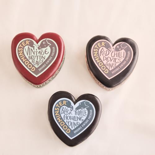 Godminster Triple Cheddar Heart Shaped Cheese Collection