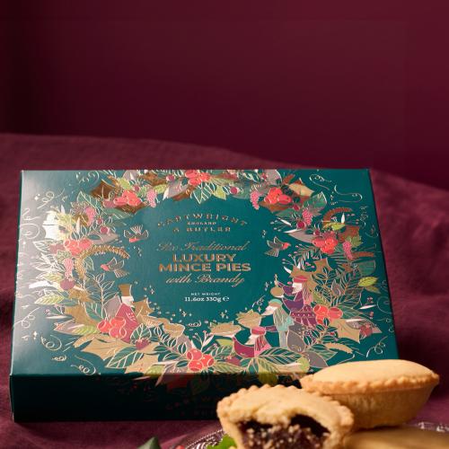 Merry Christmas - Luxury Mince Pies with Brandy 