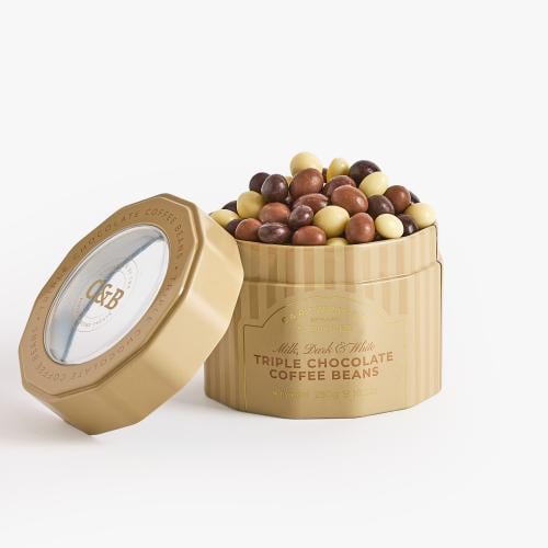 Triple Chocolate Covered Coffee Beans 