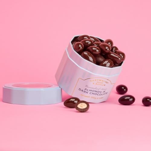 Caramelised Honey Almonds in Dark Chocolate