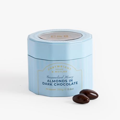 Caramelised Honey Almonds in Dark Chocolate