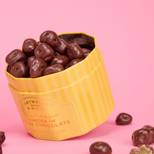 Stem Ginger in Dark Chocolate