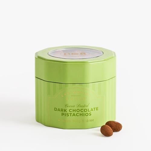 Cocoa Dusted Dark Chocolate Pistachios