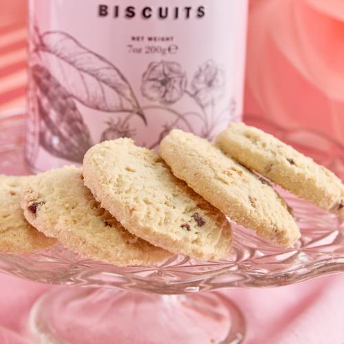 Strawberry & White Chocolate Biscuits