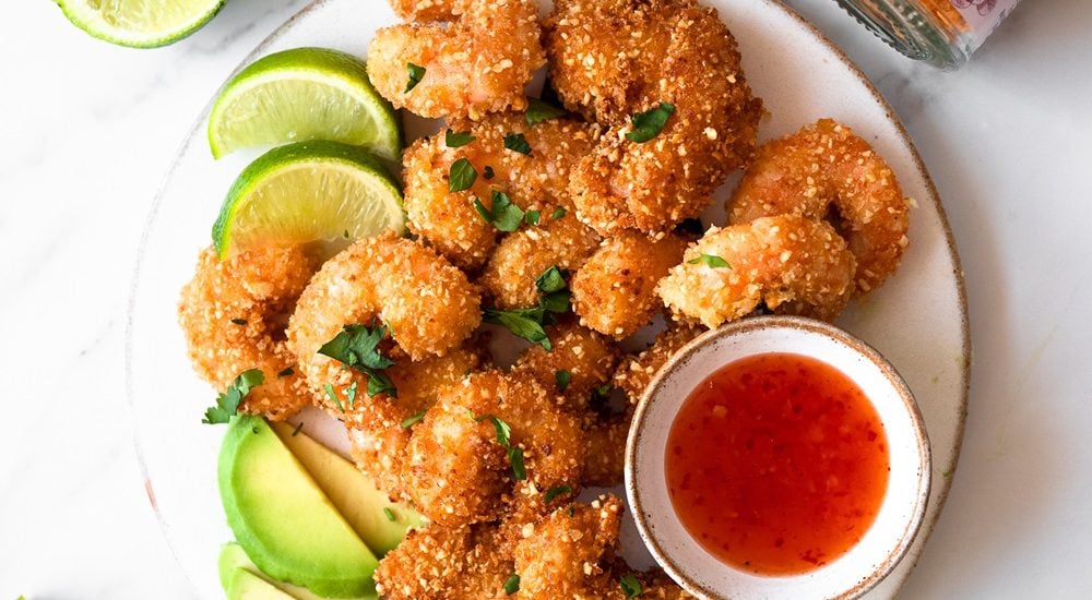 Crispy & Golden Sweet Chilli Shrimp IMAGE