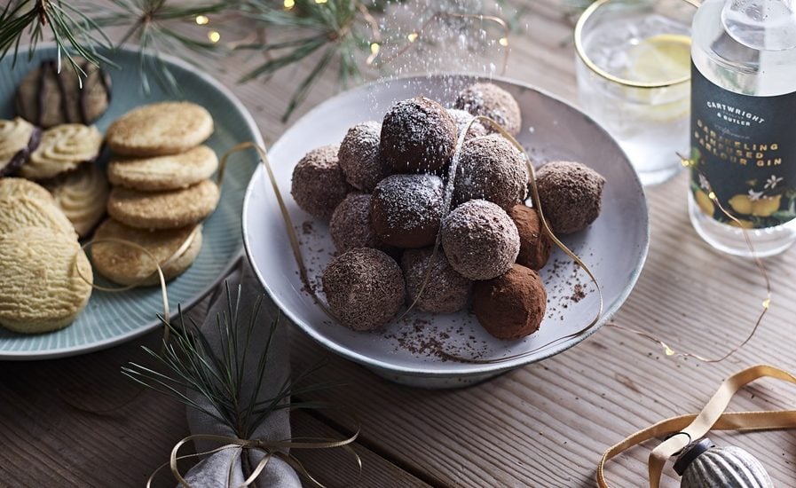 Orange & Cranberry Tiffin Truffles IMAGE