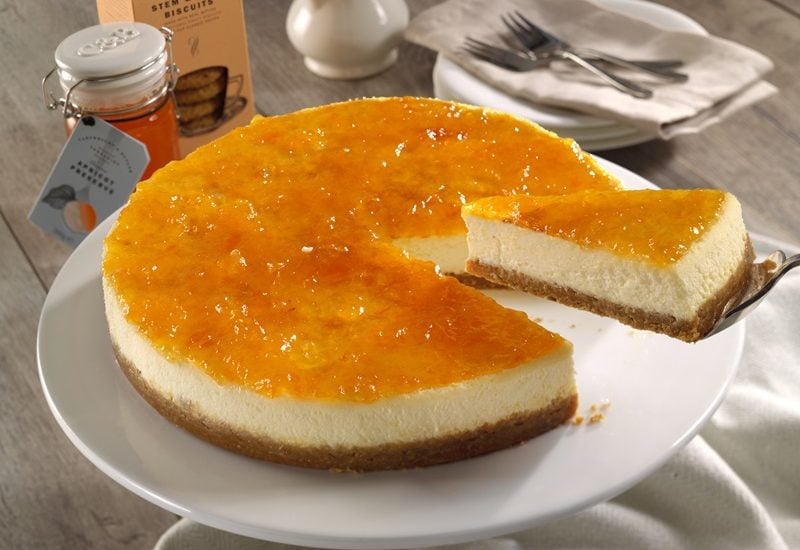 Stem Ginger & Apricot Cheesecake IMAGE